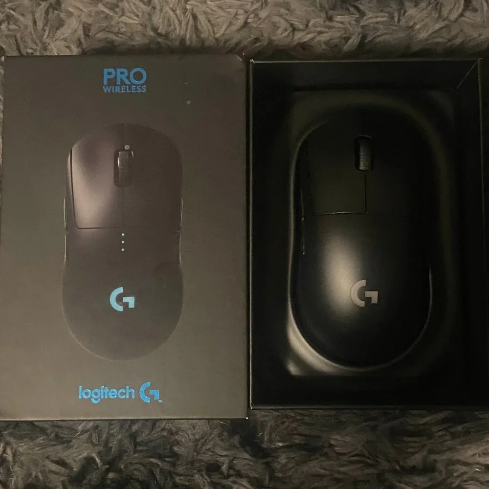 Logitech G Pro Lightweight Wireless Gaming Mouse with RGB - Black